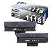 Pack of 2 MLT-D111S Toner Black Compatible with Samsung MLT D111S MLT-D111L Printer Cartridges for Xpress M2070w Toner M2070 M2026w M2026 M2070fw M2020 M2020w M2022w M2022 M202x
