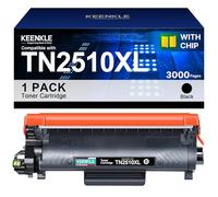 KEENKLE TN2510 TN2510XL Compatible Toner for Brother TN2510 TN-2510 XL for MFC-L2827DW MFC-L2800DW HL-L2400DWE MFC-L2835DW MFC-L2860DWE HL-L2445DW DCP-L2665DW DCP-L2620DW DCP-L2666 00DW DW (Black, 1