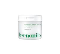Keenoniks Dual Texture Toner Pads with Essence 70ea Value Pack - Cabbage Soothing to Soothe, Minimize Pores and Control Sebum, Wipes for Mild Exfoliation, Skin Balancing, Korean