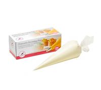 Keenpioneer Piping Bag - Disposable Cake Decorating Bag 100 Count, 12 inch, Clear