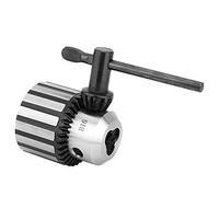 Keenso 0.5-13 Mm B16 Heavy Duty Drill Chuck with Key, Specially Treated Clamping Jams, Compatible with a Drilling Machine, for Centering and Knocking,