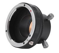 Keenso 1.25in Telescope Eyepiece Macro Lens Adapter for EF/EF-S, CNC Technology Aluminum Alloy Camera to Eyepiece Adapter, Firm Connection, Black