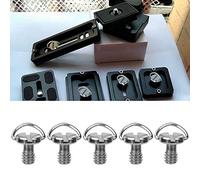 Keenso 1/4 Screw Rust-proof -resistant Flat Head for Arrow Storage Case Plate, 5PCS Set