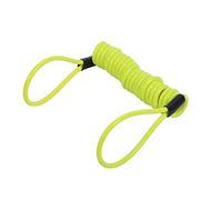 Keenso 1.5m Motorcycle Alarm Spring Reminder Cable Bike Alarm Disc Lock Antitheft Security Spring Reminder Coil Cable Safety Tools Motocicleta (Yellow)