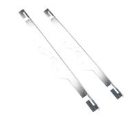 Keenso 1 Pair Alignment Tool, Heavy Duty Toe Alignment Tool Plates for Precise Measurement, Stainless Steel Durable Design (Silver)