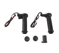 Keenso 1 Pair Universal 7/8 Motorcycle Handlebar Grips, Electric Hot Heated Motorcycle Heated Hand Grips Handlebar Warmer with Covers and Sleeve for Motorcycle/Bike/ATV, New Version