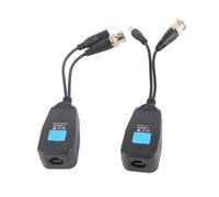 Keenso 1 Pair Video Power Balun Transceiver for HD Signals, PAL, SECAM Compatible, Noise Immunity, CCTV Installation