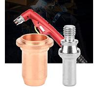 Keenso 10 Pcs Electrode and Tip Nozzle Kit for PT60 Torch Red Copper Essential Accessories