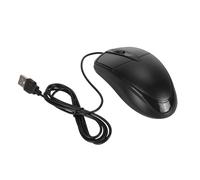 Keenso 1000 DPI Mouse, 4.9ft Long Cable 3 Keys Sturdy ABS Plug and Play Gaming Wired Mouse for Home School Office