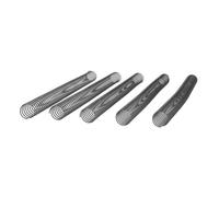 Keenso 100Pcs Durable Metal Spiral Binding Coils for Easy Document (Black)