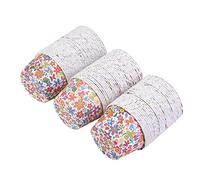 Keenso 100pcs Food Grade Coated Paper Cupcake Cases Easy Selection for Birthday and Holiday Parties (#3)