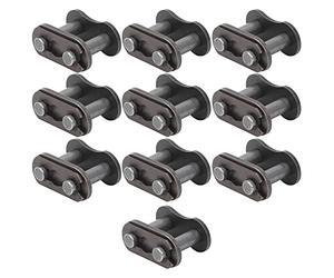Keenso 10Pcs 428 Steel Chain Master Link Chain Connection Links Joint Connector for Motorcycle