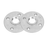 Keenso 10PCS DN20 4 Holes Flange -Hardware -Hardware Tool 3/4 British Screw Thread for High Pressure Sanitary Projects