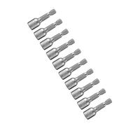Keenso 10PCS HEX SICKET Magnetic NUT TRIVER Set, Power Tool Accessories for Power Supply Exercises, Essential Repair Tools in The Automotive Industry