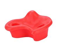 Keenso 10PCS Plastic Textured Rock Climbing Stone with Durable Material Safe for Kids Ideal for Schools, Amusement Parks, and Outdoor Buildings Rock Climbing Stones (Red)