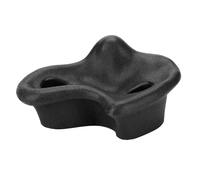 Keenso 10PCS Plastic Textured Rock Climbing Stone with Durable Material Safe for Kids Ideal for Schools, Amusement Parks, and Outdoor Buildings Rock Climbing Stones (Black)