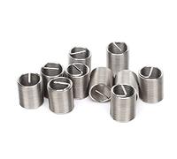 Keenso 10PCs Thread Inserts Repair Tool Stainless Steel -kee -resistant Closure M16x1.5 for Industrial Hardware (2D)