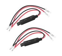 Keenso 10W LED Light Load Resistor In-line Motorcycle Resistors LED Turn Indicator Fix Error Flash Controller (2 PCS)