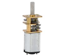 Keenso 12FN20 DC 6V Geared Motor Shaft Reduction Transmission for RC Car -Car -robot Model Motor Toys,
