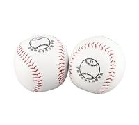 Keenso 12in Softball, 2Pcs PU Training Softball Hand Sewing Practice Hard Balls Sport Accessory, Multi-purpose Usage, High Elasticity, Material with Comfortable Design for