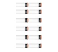 Keenso 12pcs Billiard Cue Tips PU Leather and Plastic Pool Cue Tips Replacement Screw On Design for Billiard Accessories Home Club Party Players (13mm)
