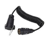 Keenso 12V 24V Trailer Plug Cord TPU 7 Core Trailer Cord Coiled Wire for