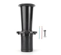 Keenso 12V Air Horn, 110DB Loud Vintage Style Klaxon with ABS Black Plastic Bell, for Cars Motorcycles Boats Trucks