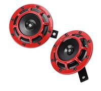 Keenso 12V Super Tone Horn Pair, 139dB 170dB Loud for Motorcycle Car Truck, with Steel Alloy Construction, Universal Fit