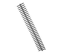 Keenso 130 Sheet Metal Capacity Spiral Binding Coil Set Kit for The Office Class Room Library 10PCs 16 Mm Diameter (Black)
