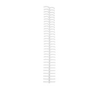 Keenso 130 Sheet Metal Capacity Spiral Binding Coil Set Kit for The Office Class Room Library 10PCs 16 Mm Diameter (Clear)