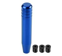 Keenso 18cm Universal Car Gear Shifter Lever Manual Modified Shifter Knob Handle Black/Red/Blue(Optional) Real Aluminum Alloy Stand Head Shift Shifter Lever(Blue) Gear knob/Shift Accessories