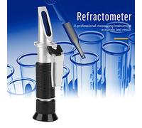 Keenso 1PC Professional Refractometer - Salinometer Salinometer - High Measurement of the Salt Content in Cutting Fluids, Saline Solution and More (Cutting fluid concentration meter 0-20%)
