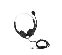 Keenso 2.5 Mm Call Center Headset Super Long Cable Universal Compatibility Listless Sound for Technical Support Employees (3.5mm straight head)