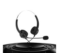 Keenso 2.5 Mm Call Center Headset Super Long Cable Universal Compatibility Listless Sound for Technical Support Employees (2.5mm elbow)