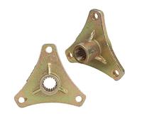 Keenso 2 Pcs 3 Stud Wheel Hub, 17T Spline Rear Wheel Axle Hub Steel Alloy Fit for Quad Bike ATV Go Kart 50 110