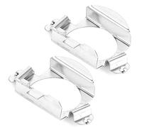 Keenso 2 pcs H7 LED Headlight Adapter Holder, H7 LED Bulbs Adapter Retainer Holder Silver for s Ben z For d Headlight cover h7 led adapter