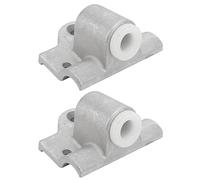 Keenso 2 Pcs Oar Lock Socket Insert, 14MM Marine Round Gunwale Aluminum Jon Rowboat Oarlock Socket for Boat
