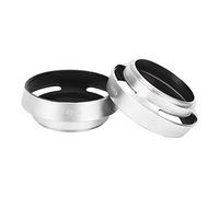 Keenso 2 Pcs Silver Metal Lens Hood for Cameras, Fine Workmanship Aluminum Alloy Lens Hood Replacement, Matte Paint Finish for Better Photo Quality