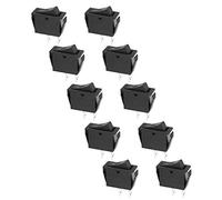 Keenso 2 -pole Switching Roller ON/OFF -2 Position KCD3 Household Accessories Easy Replacement and Conveniently Improves the Work Efficiency 10 Pack of 10