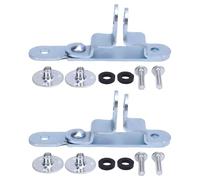 Keenso 2 Sets 5.5 Inch Trailer Door Latch Hasp with Robust Locking Mechanism Durable Metal for Cargo Trailer Door Security and Protection