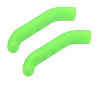 Keenso 2 x Brake Lever Grips, Silicone Brake Lever Protector 5 Colours Non-Slip Waterproof Cycling Protector (Green)