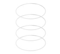 Keenso 20 Inch Wheel Rim Protector White Aluminium Alloy Wheel Trim Ring