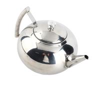 Keenso 201 Tea Kettle Made of Stainless Steel with V-shaped Spout and Inner Sieve for Tasty Tea Moments