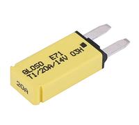 Keenso 20Amp Automatic Reset Mini Circuit Breaker, Blade for Car Truck Boat RV, Yellow, Plastic & Metal, SAE J553 J1171, 14V DC