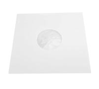 Keenso 20PCS Record Bag - 12inch Anti-Static Protective Case with Inner Bag, Effective Protection for Record Enthusiasts, White Color