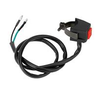 Keenso 22mm 7 8 Inch Motorcycle Handlebar Button ABS Horn Button Switch with Cable Universal Push Horn Switch Easy Install for Motorcycles Scooters Riders