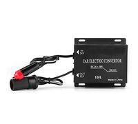 Keenso 24V to 12V Car Power Converter Aluminum Alloy Transformer 10A