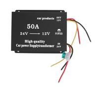 Keenso 24V to 12V DC Voltage Converter, High Performance Stable Output Power Voltage Regulator Reducer for Cars RVs SUVs (50A)