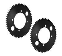 Keenso 25H 55T Rear Chain Sprocket Stainless Steel 54mm ATV Chain Sprocket 2pcs Easy Installation Factory Spec Fit for Mini Motorcycle ATV Quad Bike