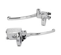 Keenso 2pcs 1in Motorcycle Brake Clutch Handle, Brake Clutch Master Lever Aluminum Alloy Universal Accessory for Motorbike